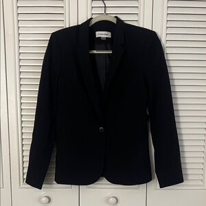 Calvin Klein Women's Elegant Black Suit Jacket